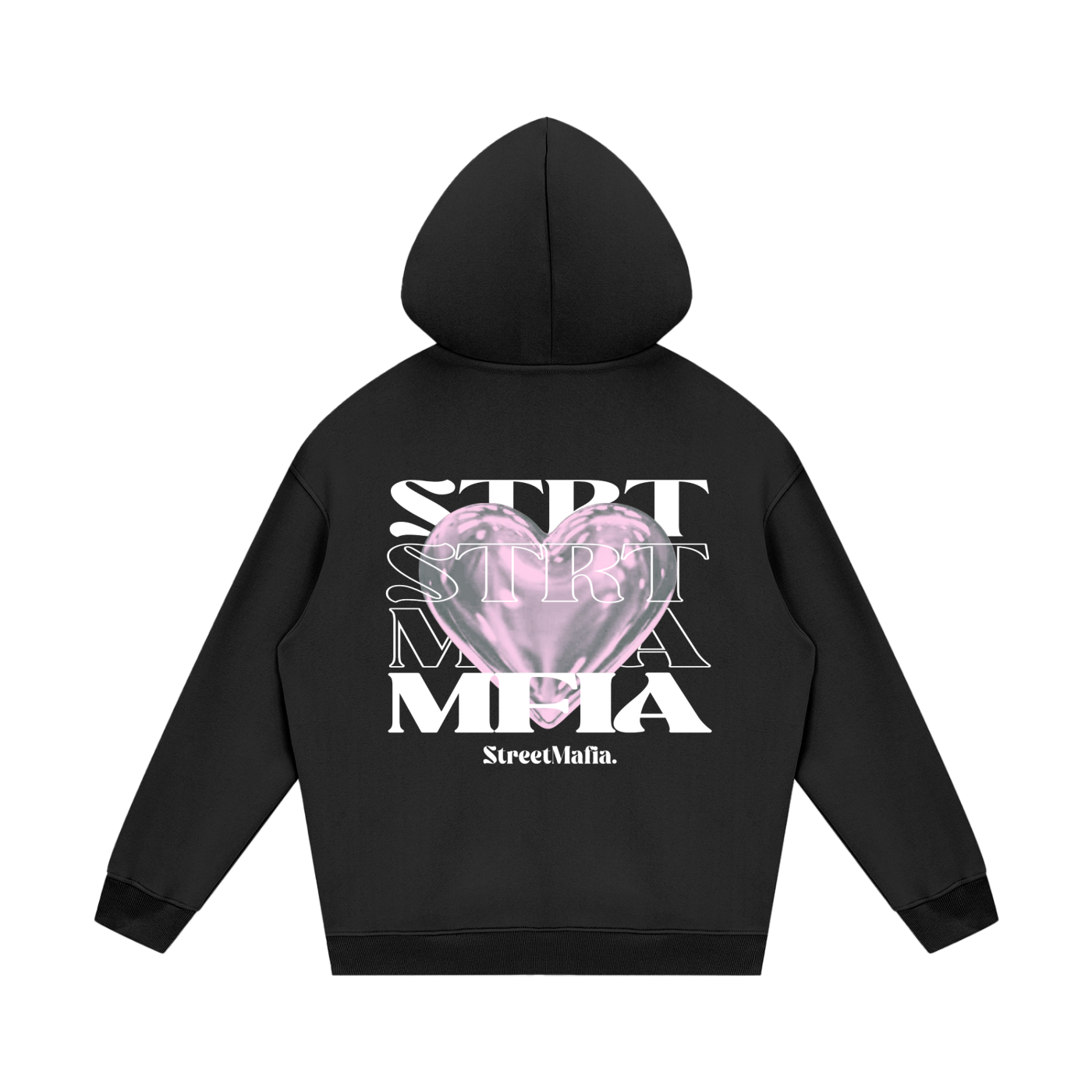 “PINK HEART” StreetMafia Hoodie