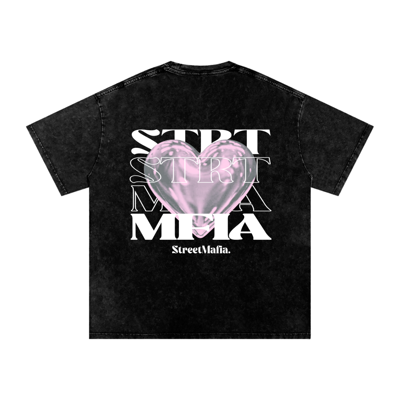 Stone Washed Oversized Cotton T-Shirt