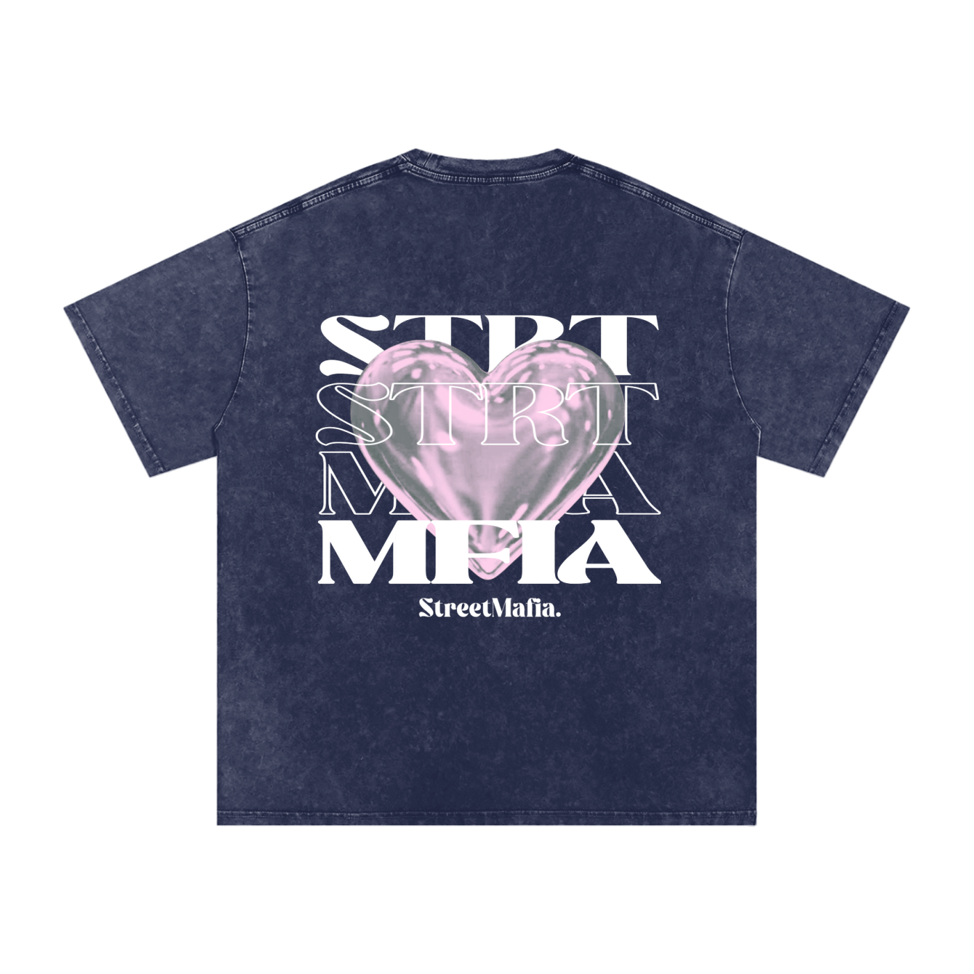 Stone Washed Oversized Cotton T-Shirt