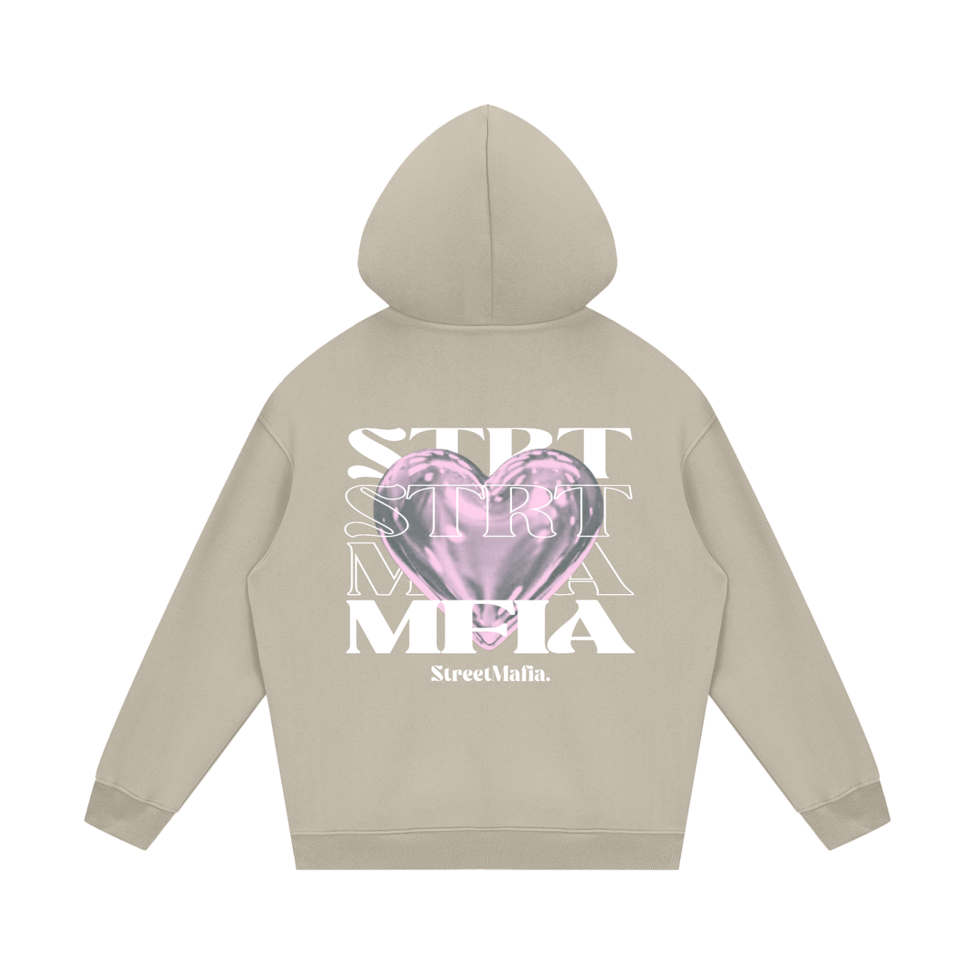 “PINK HEART” StreetMafia Hoodie