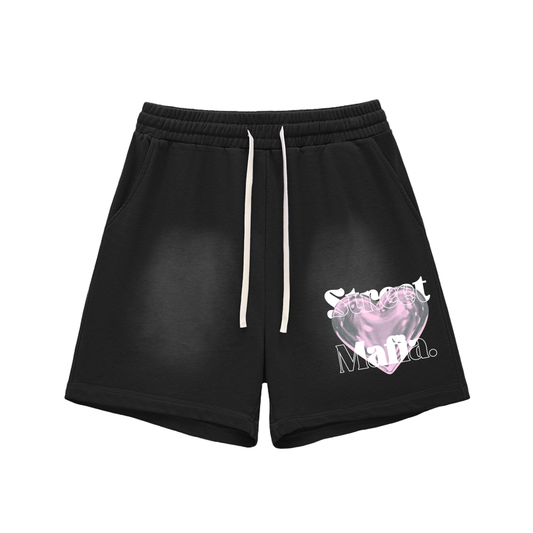 “PINK HEART” StreetMafia Shorts