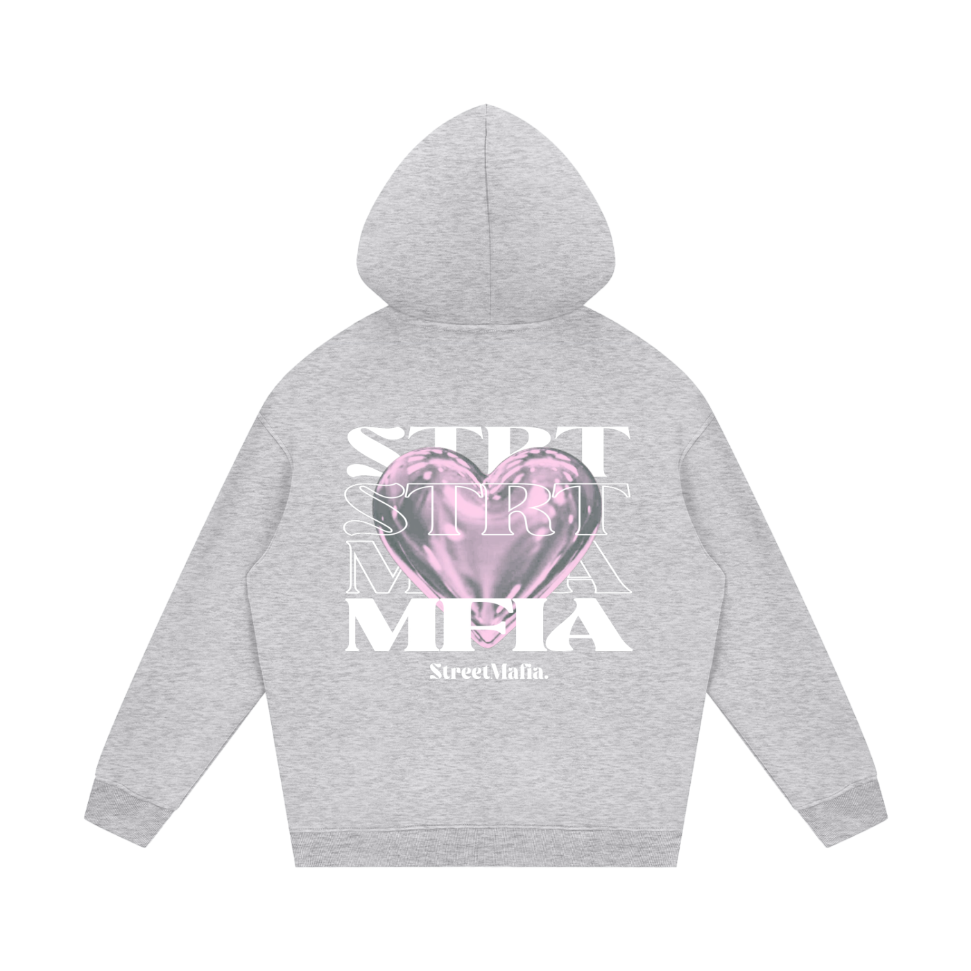“PINK HEART” StreetMafia Hoodie