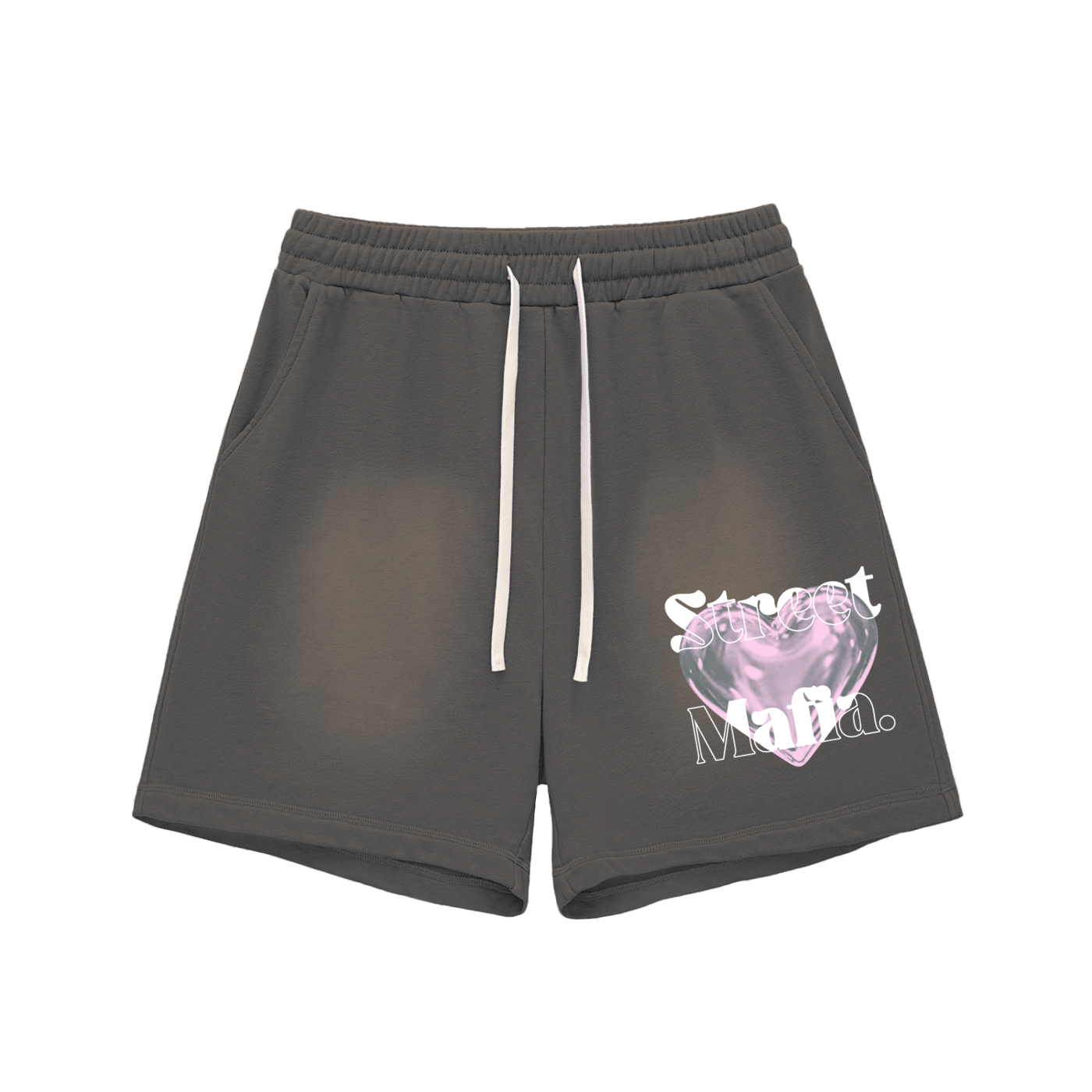 “PINK HEART” StreetMafia Shorts