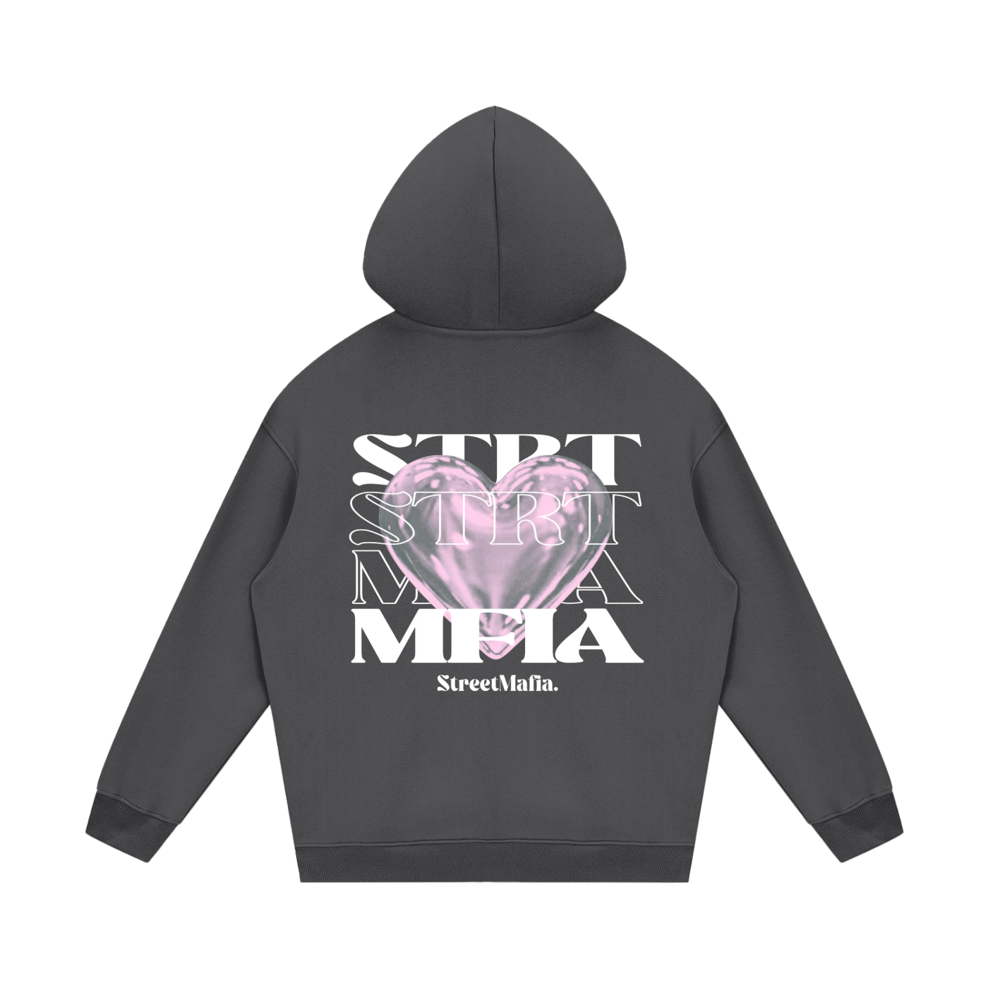 “PINK HEART” StreetMafia Hoodie